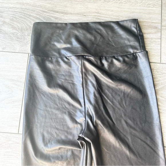 Sakkas Faux Leather High Waist Leggings Made in USA - Picture 12 of 12